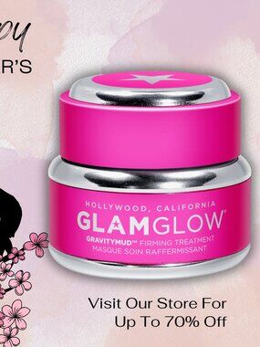 GlamGlow Gravitymud™ Firming Treatment Mask - Pink , 0.5 oz